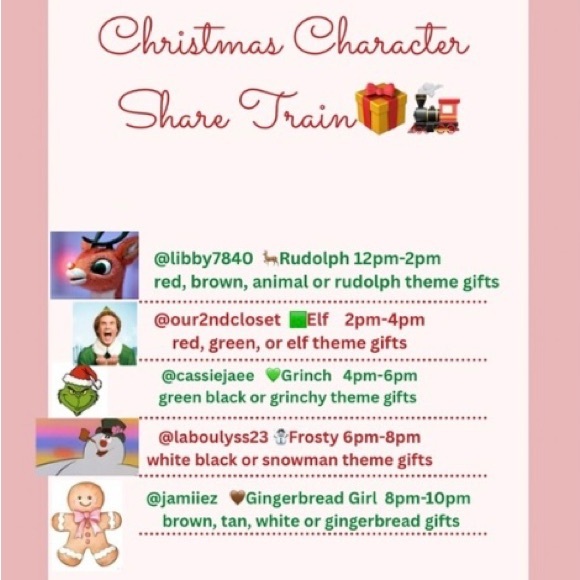 CASSIEJAEE SHOW SCHEDULE 🦋❤️ 12/3 SHOW RAINBOW TRAIN HOLIDAY EDITION 🚂🌈 - Picture 4 of 6